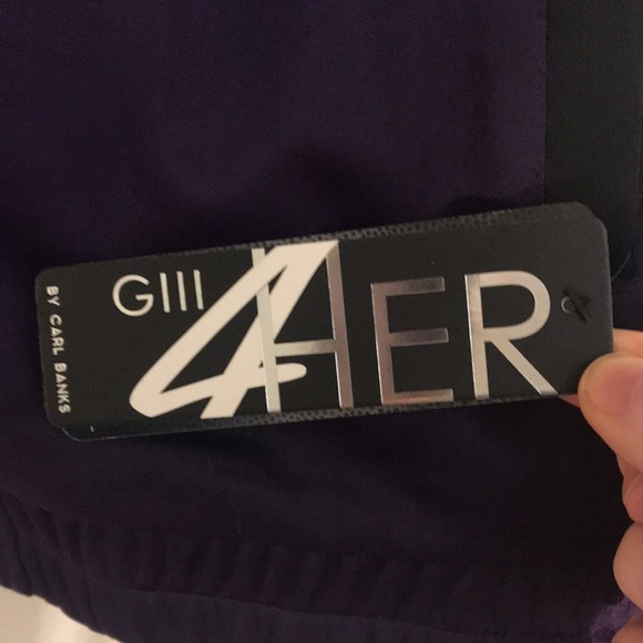 🏈 BALTIMORE RAVENS G3 4 HER TRACK JACKET NWT! WOMENS XL, FIRST 2 PICS ARE STOCK - Picture 8 of 12